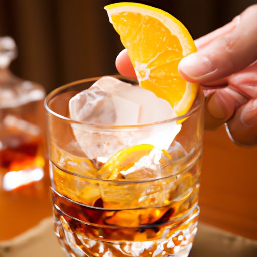 Serve the Old Fashioned Over Ice