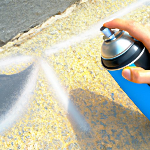 Investigating the Distance of Spray Paint Overspray