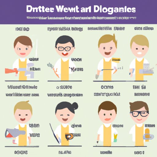 Infographic on the Wages of Different Types of Dentists