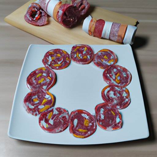 A Visual Guide to Making a Salami Rose