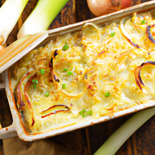 Creamy Leek and Potato Gratin