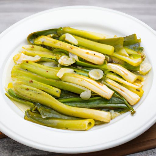 Sauteed Leeks with Garlic and Herbs