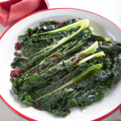 Roast Swiss Chard with Garlic and Parmesan