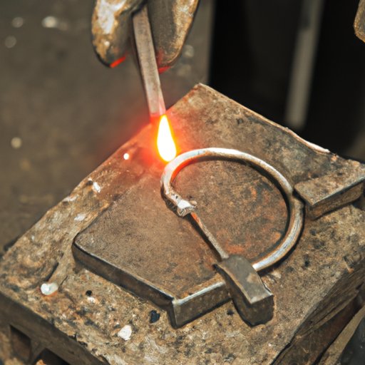 Heat and Stretch a Metal Ring