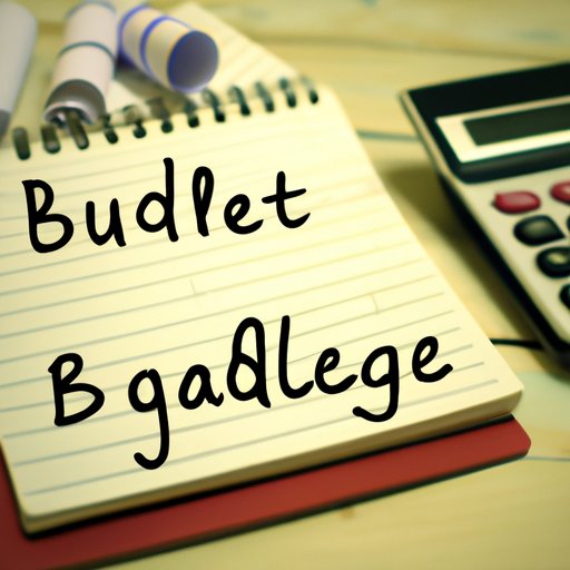 Develop a Budget and Track Expenses