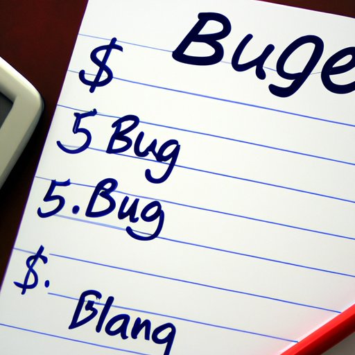 Create a Budget and Track Spending