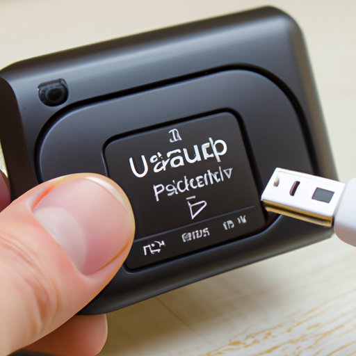 Step 3: Select the Option to Play Music From a USB Device