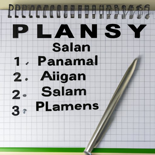 Develop a Business Plan and Set Financial Goals