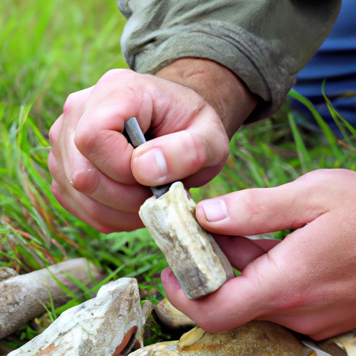 Using a Flint and Tinder