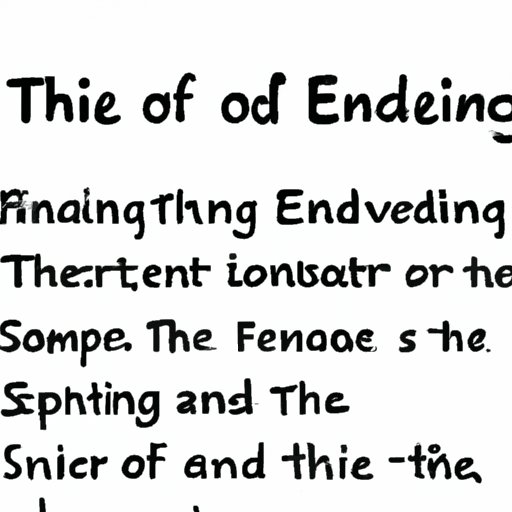 End the Summary with a Concise Conclusion that Ties Together the Main Points