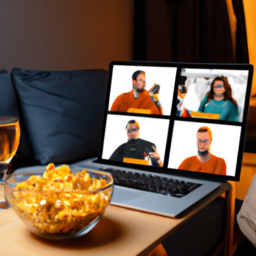 Set up a virtual movie night with friends through video conferencing