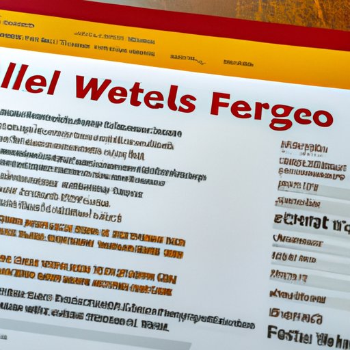 A Comprehensive Look at the Fees and Requirements for Wiring Money With Wells Fargo