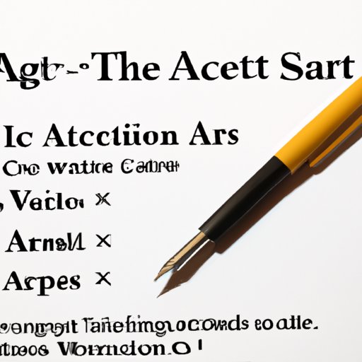 Strategies for Scoring Well on the ACT Writing Section