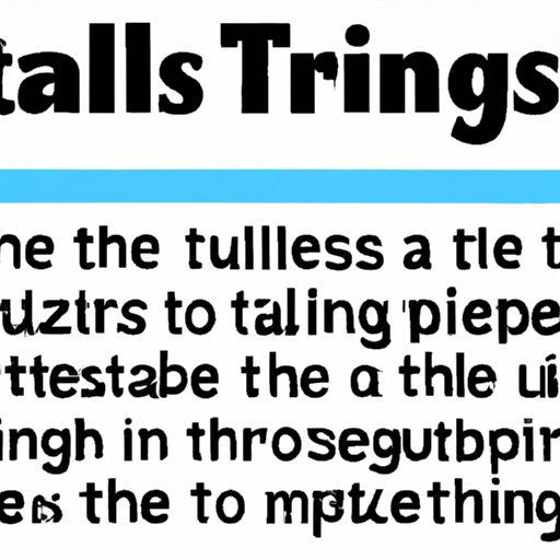 What Are Italics In Writing? Exploring The Purpose And Use Of Italics ...