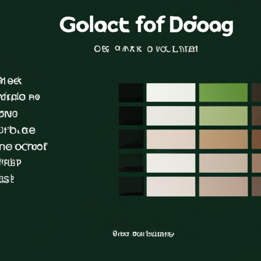 A Guide to Pairing Colors with Dark Green