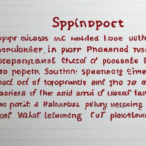 What Does SP Mean in Writing? A Comprehensive Guide The Enlightened