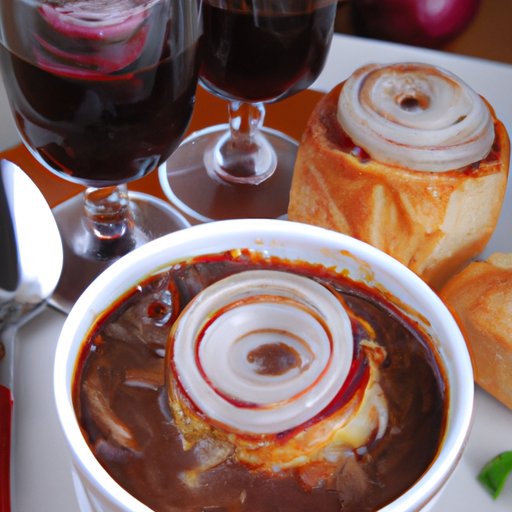 Pairing French Onion Soup with Red Wine