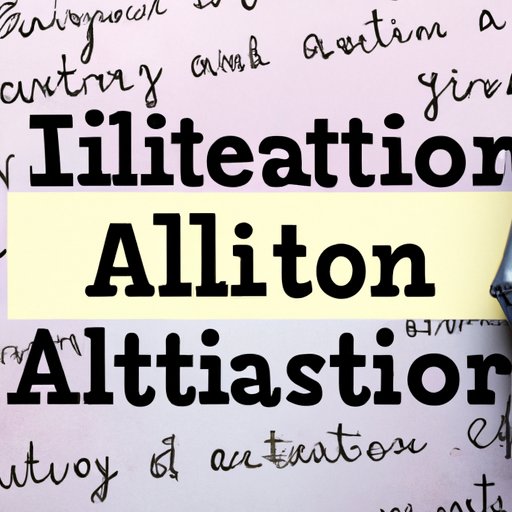 Creative Writing Tips: Using Alliteration to Improve Your Writing