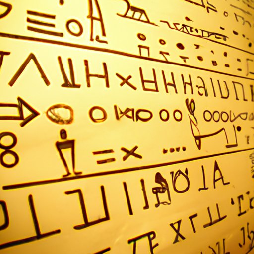 Deciphering the Meaning Behind Egyptian Hieroglyphics