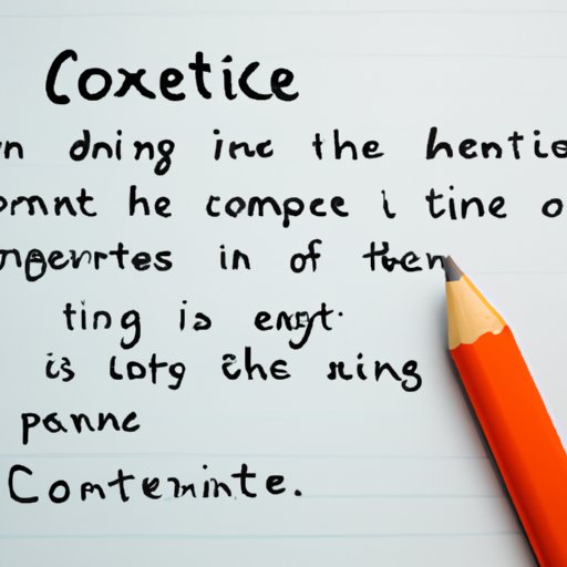 Exploring the Basics of Context Writing