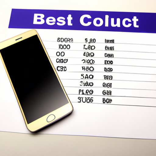 Cost Benefit Analysis of the Best Cell Phone