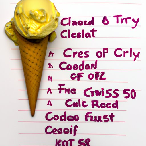 An Analysis of the Cost of Custard and Ice Cream