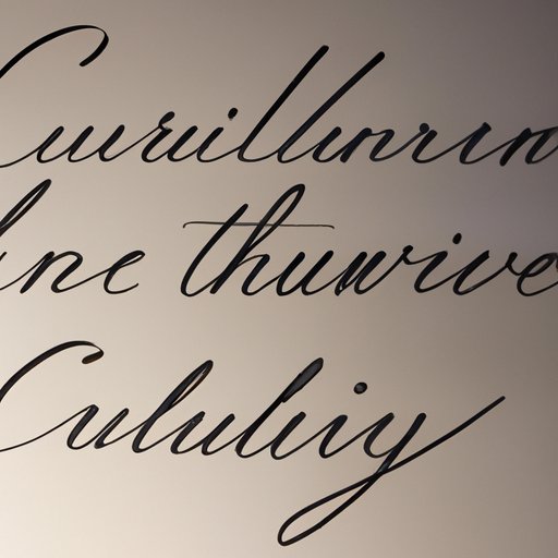 A Historical Look at the Invention of Cursive Writing