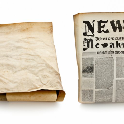 Comparison of Early and Modern Newspapers