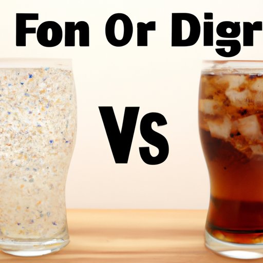 Compare and Contrast Diet Soda to Natural Alternatives Such as Water or Herbal Teas