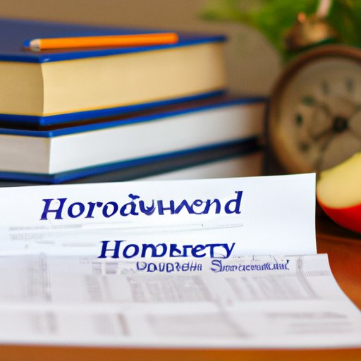 Relationship Between Homework and Student Performance